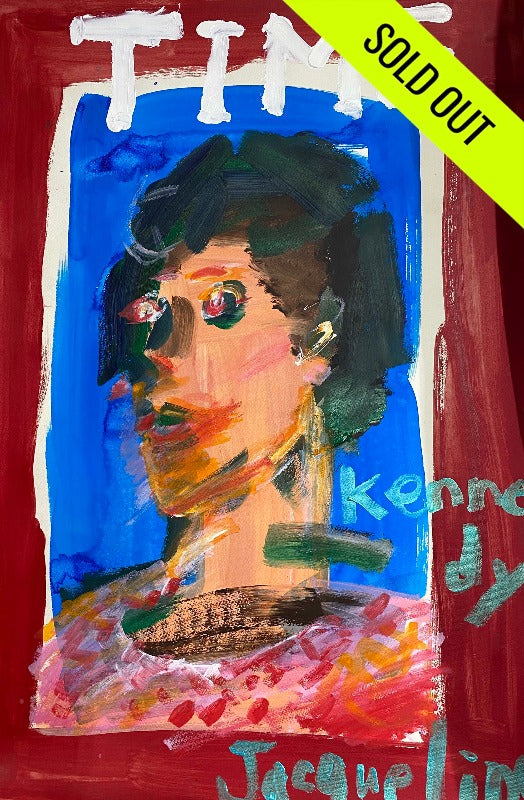 作品タイトル：Jacqueline Lee Bouvier Kennedy | 水戸部七絵 | 制作年：2022 | 素材：paper,Acryl | サイズ：78.5×54.2 | エディション：unique | 配送までの期間：ご注文から2〜3週間 | 備考：額装代を含みます | 作品画像クレジット（コピーライト）：Courtesy of the artist and biscuit gallery | 価格：SOLD OUT | MEET YOUR ART | 現代アート | アートオンラインショップ